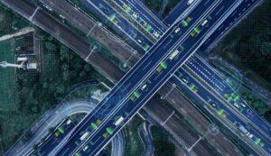 Veicolo autonomo che utilizza LiDAR, radar e computer vision per interpretare l'ambiente circostante