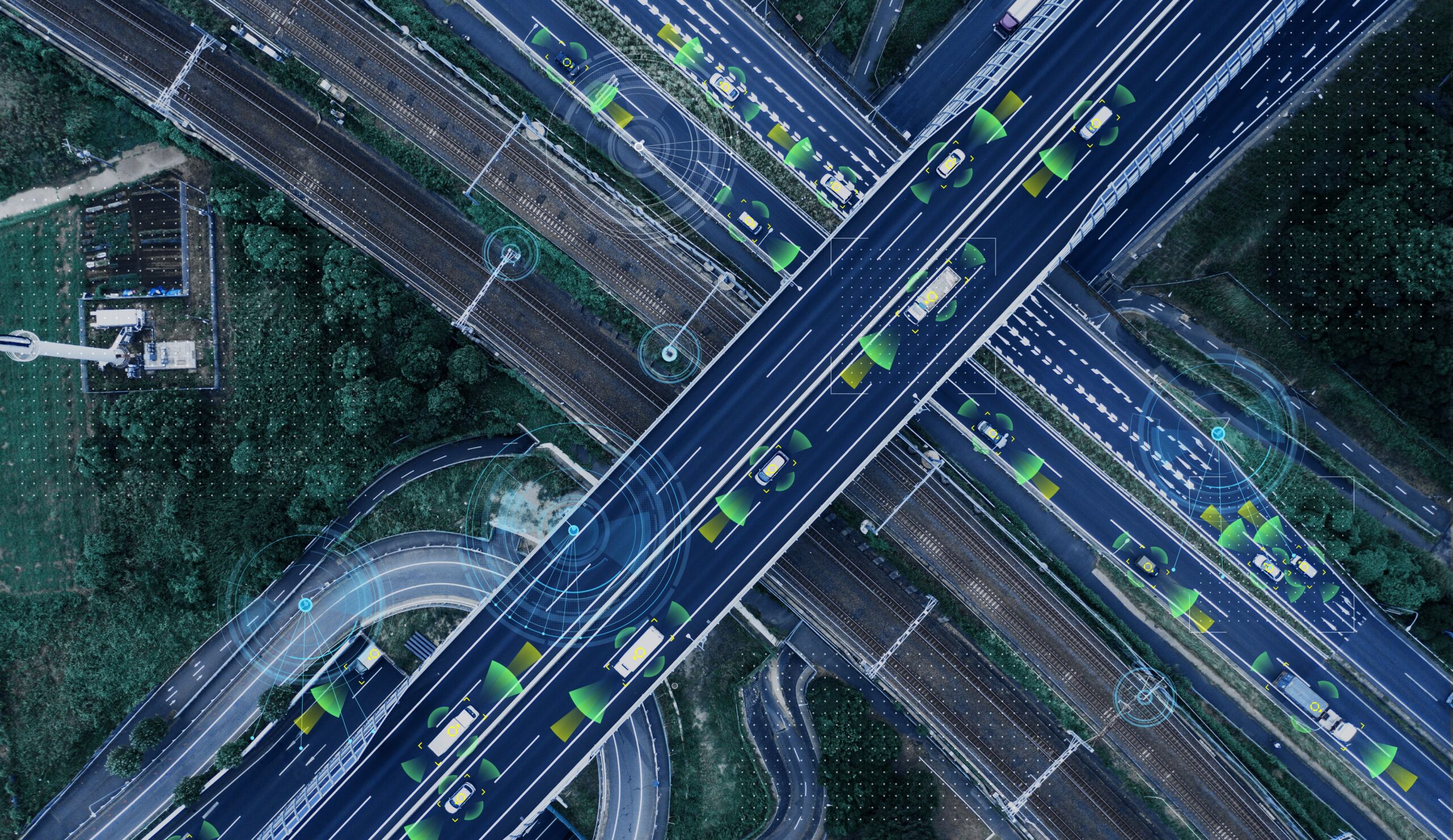 Veicolo autonomo che utilizza LiDAR, radar e computer vision per interpretare l'ambiente circostante