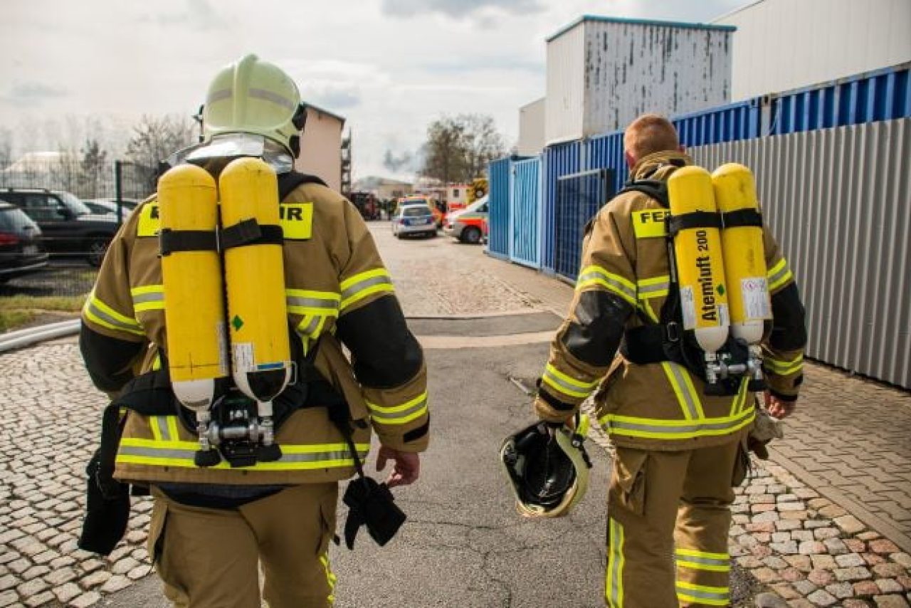 autorespiratore vigili del fuoco