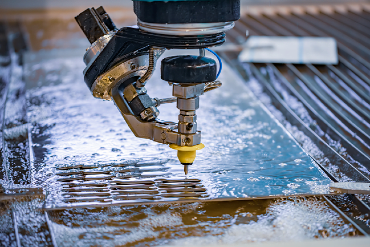waterJet Cut metal working
